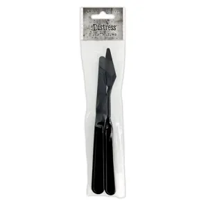 Tim Holtz Ranger  Distress Palette Knives - Straight Knife & Offset Trowel (2pcs) (TDA75141)