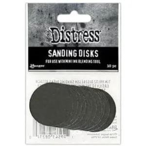 Tim Holtz Ranger Distress Sanding Disks (10pcs) (TDA82170)