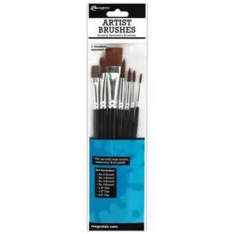 Tim Holtz Ranger Artist Brush Set (7pcs) (BRU40842)