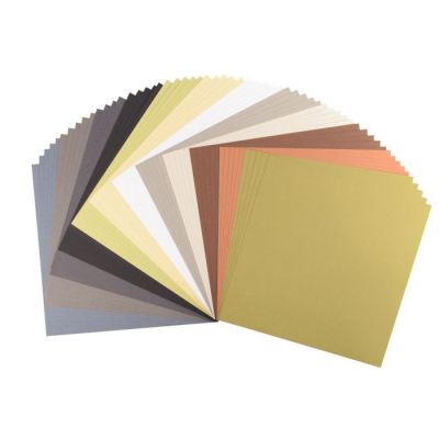 Florence • Cardstock smooth 30,5x30,5cm 12x5 Earth tones (2926-306)
