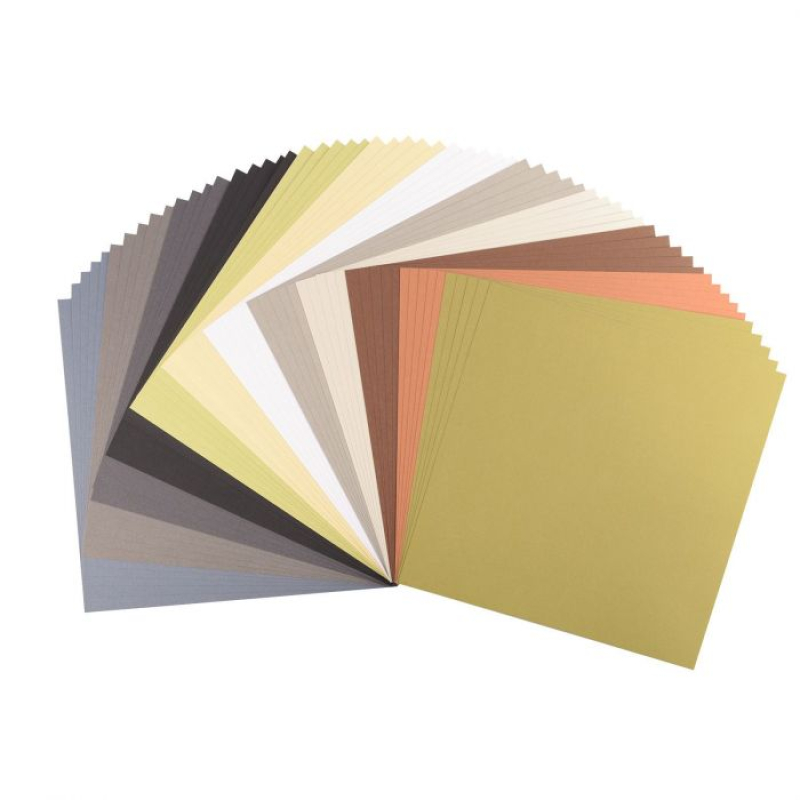 Florence  Cardstock Papier 216g Glad 30,5x30,5cm 12x5 Earth tones (2926-306)