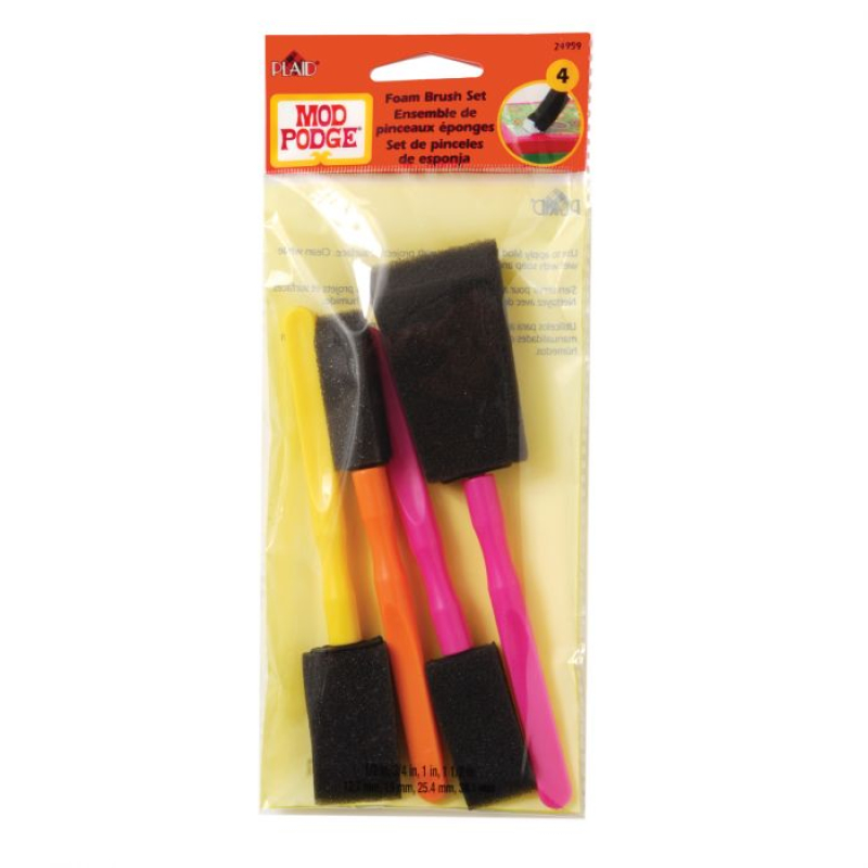 Mod Podge • Foam kwasten set 4pcs (3028-24959)