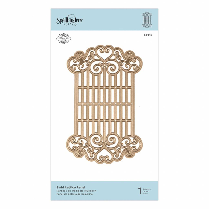 Spellbinders Swirl Lattice Panel (S4-917)