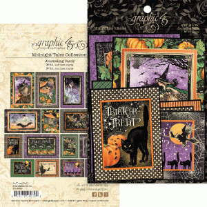 Graphic 45 Midnight Tales Journaling Cards (4502287)