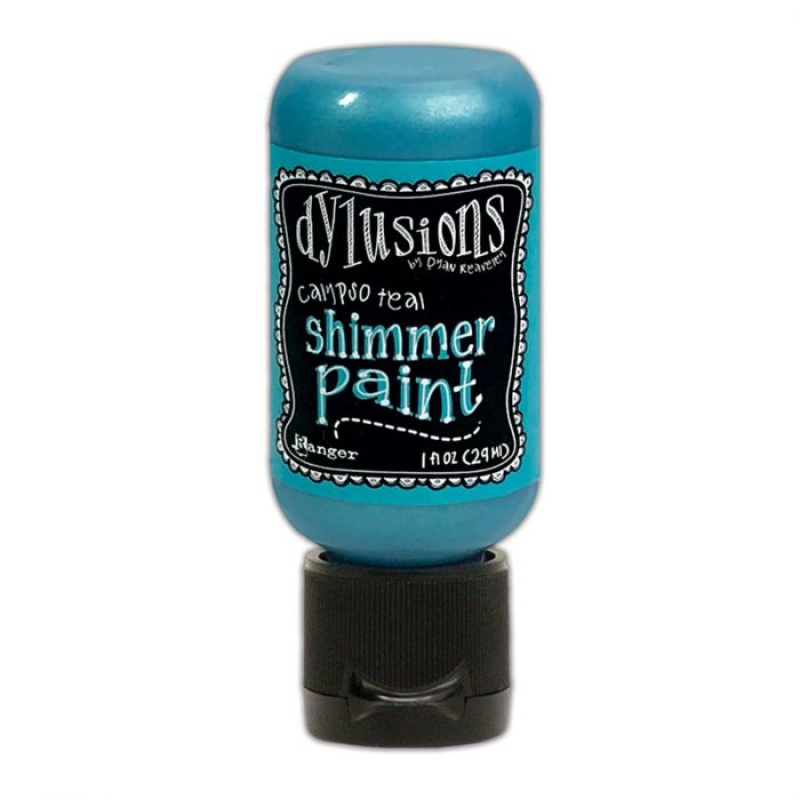 Ranger Dylusions shimmer paint Calypso teal (DYU74380)