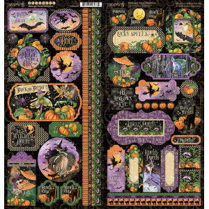 Graphic 45 Midnight Tales Stickers (4502286)