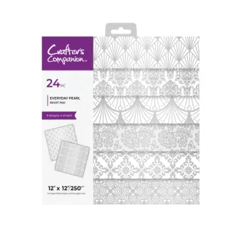 Crafter's Companion Everyday Pearl 12x12 Inch Resist Paper Pad (CC-PAD12-EVPRE) ( 6 bladen)