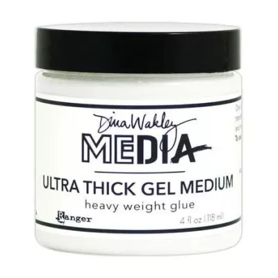 Ranger Dina Wakley Media Ultra Thick Gel Medium 4 fl oz (Jar) (MDM62349)