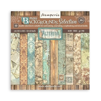 Alterego 12x12 Inch Paper Pack Maxi Backgrounds Selection (SBBL162)