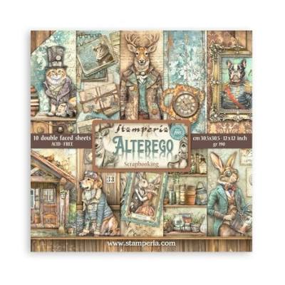 Stamperia Alterego 12x12 Inch Paper Pack (SBBL161)