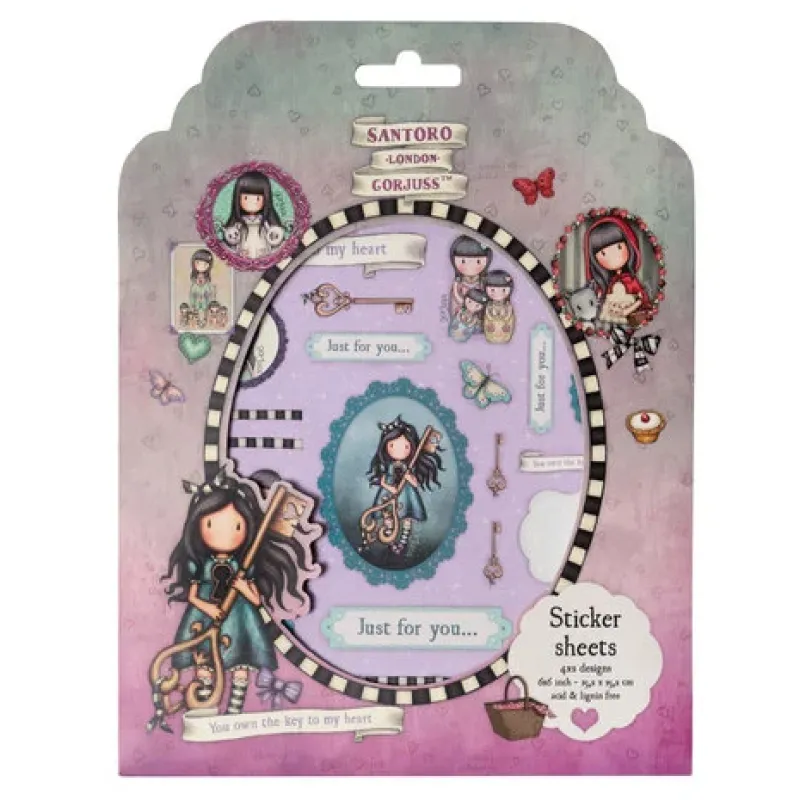 Gorjuss Sticker Sheets (GOR-ES-STIC08