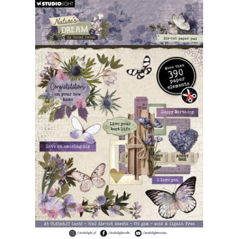 Studio Light Nature's Dream 2 Die-cut Paper Pad Elements (HE-ND-DCPP235)