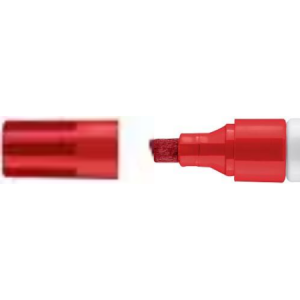 edding No. 1 Permanent marker Breed Beitelpunt 5 mm Rood (4004764000524)