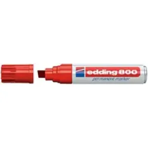 Edding Viltstift 800 schuin 4-12mm Rood (4004764053872)