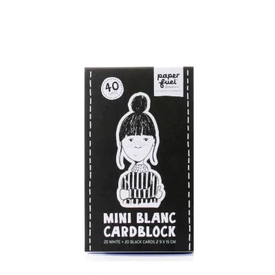 Paperfuel • Mini kaartenblok 9x15cm 300gr 40vellen (PF203615)