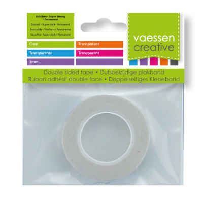 Vaessen Creative • Tape dubbelzijdig transparant 3mmx10m (31158)