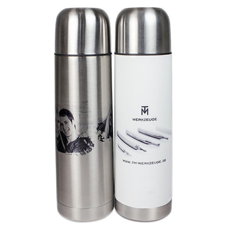 Sublimatie - Roestvrij stalen Thermoskan witte uitvoering (TMF-750-W)