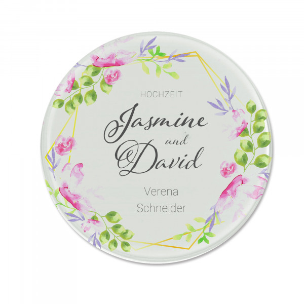 Sublimatie - Glazen onderzetter rond (GCOA-100-R)