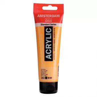 AMSTERDAM Standard Series acrylverf tube 120 ml Goudgeel 253 (17092532)