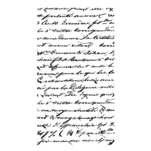 Crafty Individuals French Script Unmounted Rubber Stamps (CI-017)