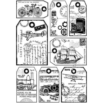 Crafty Individuals It's a Man's World Unmounted Rubber Stamps (CI-428)