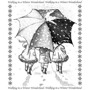 Crafty Individuals Winter Wonderland Unmounted Rubber Stamps (CI-399)