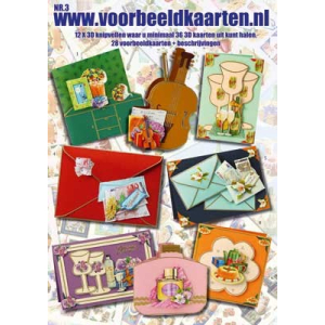 Boek voorbeeldkaarten nr. 3 Hartelijk Gefeliciteerd (boek/VBK3)