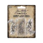 Tim Holtz Idea-ology  Halloween Adornments Spiders + Branches (TH94342)