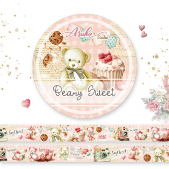 Memory Place Beary Sweet 1 Washi Tape 15mm (MP-61226)