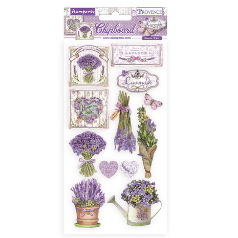 Stamperia Chipboard 15x30cm Provence (DFLCB52)