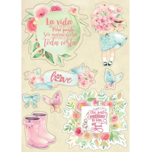 Wooden Shapes A6 Circle of Love (KLSPA615)