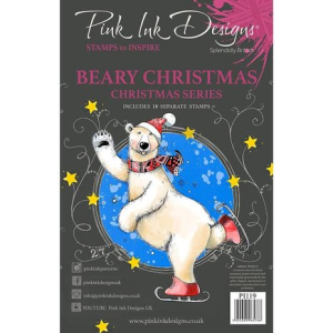 Pink Ink Designs Beary Christmas A5 Clear Stamp (PI119)