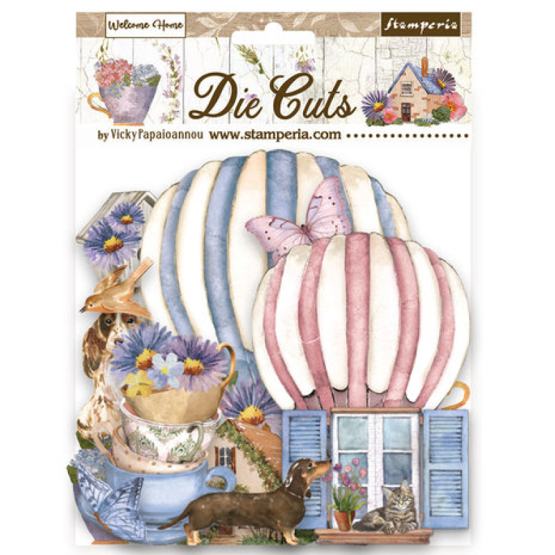 Stamperia Create Happiness Welcome Home Die Cuts (DFLDC72)