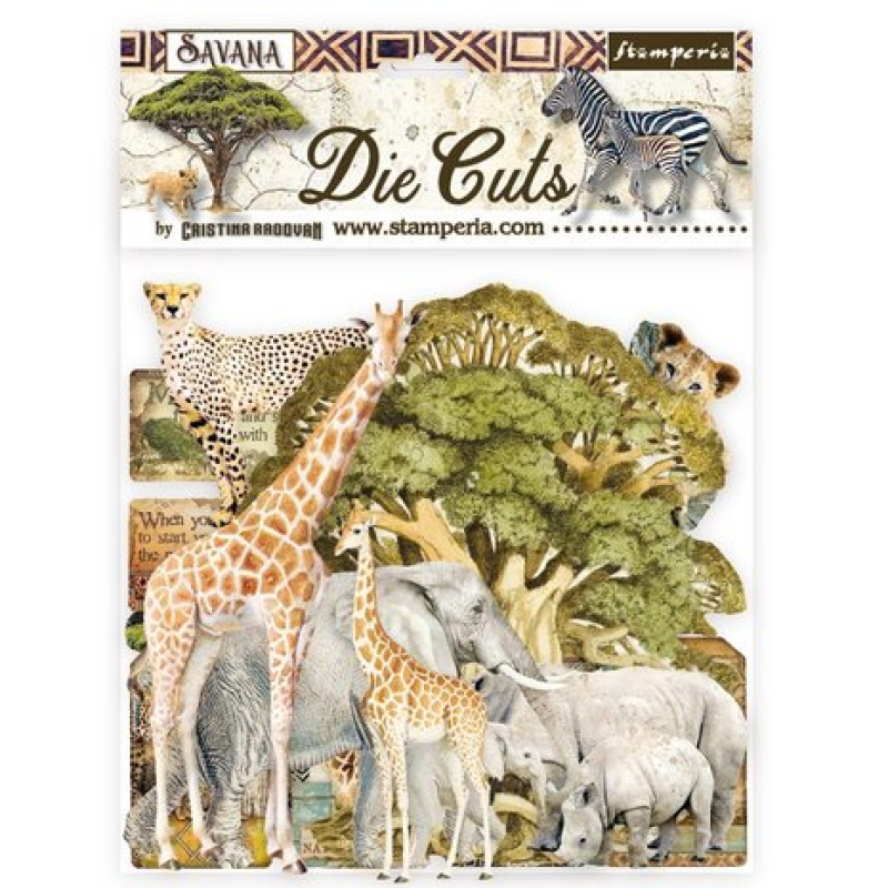 Stamperia Savana Die Cuts (DFLDC58)