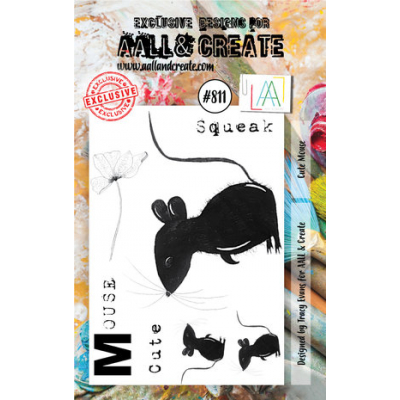 AAL & Create Stamp Set A7 Cute Mouse (AALL-TP-811)