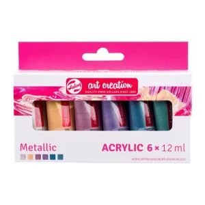 Talens Art Creation Acrylverf set Metallic | 6 x 12 ml (9021861M)