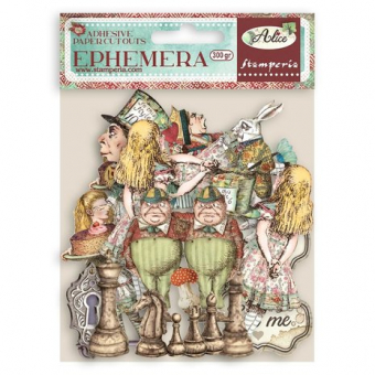 Stamperia Alice Ephemera (56pcs) (DFLCT15)