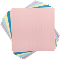 Cricut Pastels Sampler 12x12 Inch Corrugated Cardboard Set (2004070)