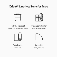 Cricut Transfer Tape Linerless 13in x 15ft (2010036)