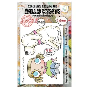 Aall and Create A Year in Bloom A7 Stamp Set Pawsitively Perfect (AALL-TP-1286)
