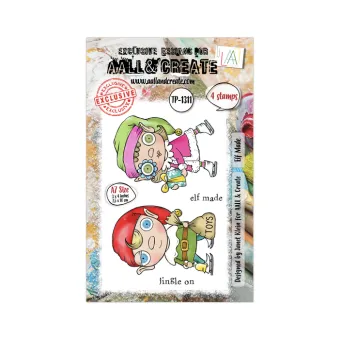 Aall and Create Twinkles & Tidings A7 Stamp Set Elf Made (AALL-TP-1311)