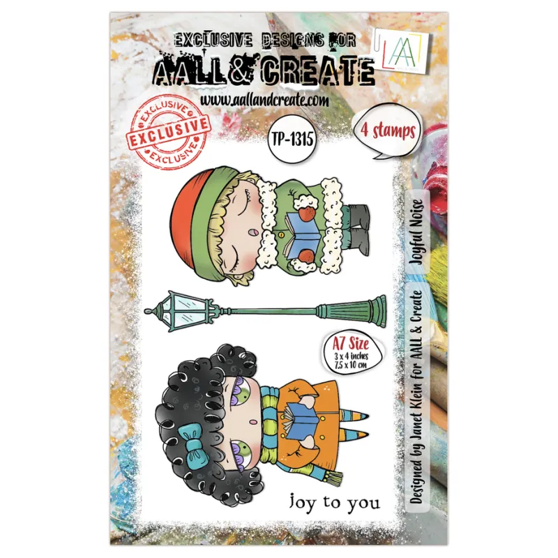 Aall and Create Twinkles & Tidings A7 Stamp Set Joyful Noise (AALL-TP-1315)