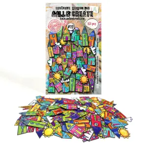 Aall and Create Ephemera Die-cuts Whimsy Lane (AALL-EP-019)