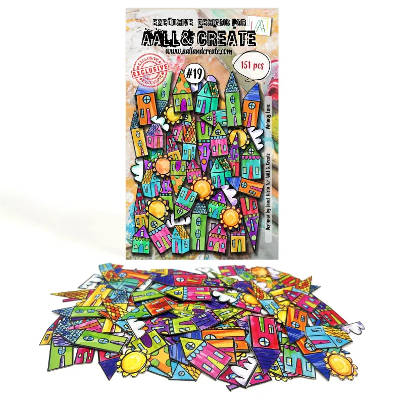 Aall and Create Ephemera Die-cuts Whimsy Lane (AALL-EP-019)