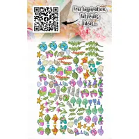 Aall and Create Ephemera Die-cuts Fish Drops (AALL-EP-042)