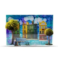 Aall and Create Bazaar Trails Ephemera Die-Cuts A6 Playful Streets (AALL-EP-086)