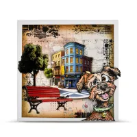 Aall and Create Bazaar Trails Ephemera Die-Cuts A6 Playful Streets (AALL-EP-086)