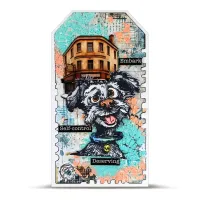 Aall and Create Bazaar Trails Ephemera Die-Cuts A6 Playful Streets (AALL-EP-086)