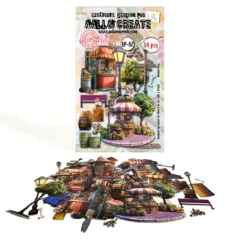 Aall and Create Bazaar Trails Ephemera Die-Cuts A6 Bazaar Bliss (AALL-EP-087)