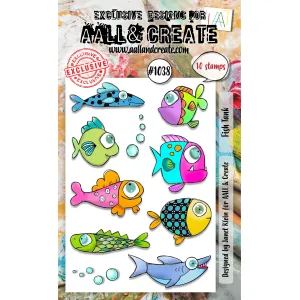 Aall and Create Stamp Set A6 Fish Tank (AALL-TP-1038)